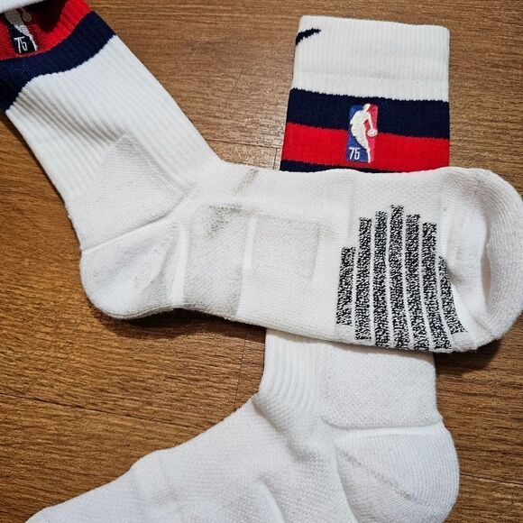 Nike NBA 75th Anniversary United States USA Basketball Socks Team Issued Large L - Picture 7 of 10